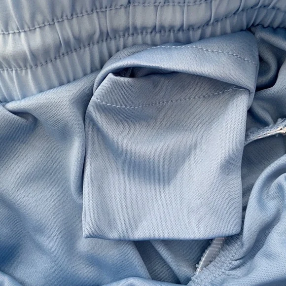 Crown & Ivy Sky Blue Athletic Running Shorts - Picture 7 of 7